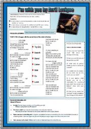  PRESENT CONTINUOUS TENSE & IDIOMS & PHRASES THROUGH SONG ACTIVITY