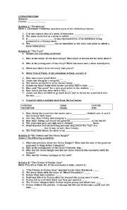 English worksheet: Literature exam!!