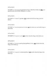 English worksheet: In the Kitchen