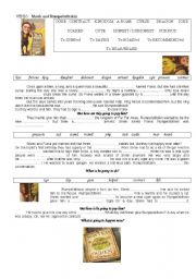 English Worksheet: Shrek Worksheet