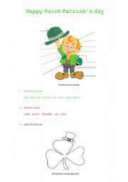 Leprechaun body and clothes