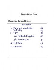English Worksheet: direct Indirect speech