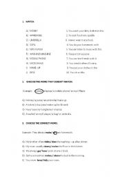 English worksheet: grammar