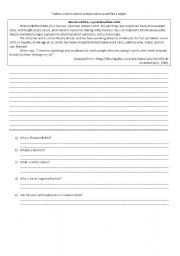 English worksheet: Interpretao textual 