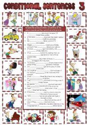 CONDITIONAL SENTENCES - type 3 (B&W + KEY included)