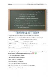 English Worksheet: past simple and present perfect