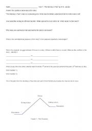 English worksheet: Monkeys Paw Response