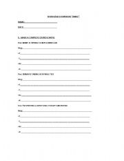 English Worksheet: PRESENT PROGRESSIVE