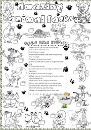 English Worksheet: amazing animal facts