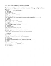 English worksheet: Buying and selling a house vocabulary - multiple choice worksheet