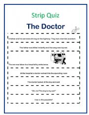 English worksheet: The doctor