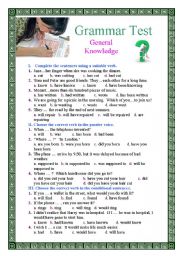 Grammar Test: General Knowledge