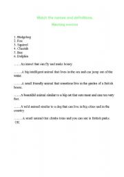 English worksheet: exercise