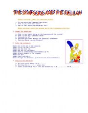 English Worksheet: The Simpsons and the Delilah - 2nd Season