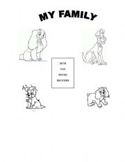 English Worksheet: My Family