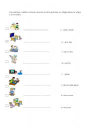 English Worksheet: Daily routine