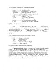 English worksheet: Present Perfect Simple