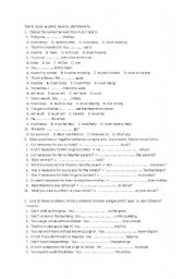 English Worksheet: must-have to
