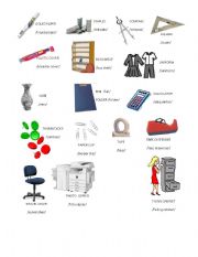 English worksheet: Classroom 2