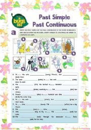 TENSES - PAST SIMPLE - PAST CONTINUOUS WITH 