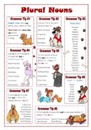 English Worksheet: Plural Nouns