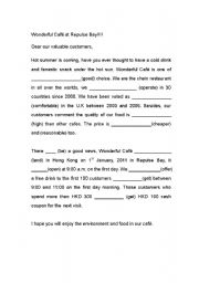 English worksheet: present perfect tense