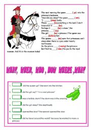 English Worksheet: The princess and the pea PART 2