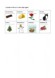 English worksheet: Colours