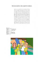 English Worksheet: Describing