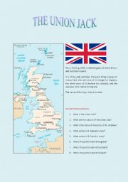 English Worksheet: the union Jack