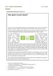 English Worksheet: test