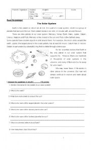 Conjunction (including such...that and so.....that), prefixes, reading and vocabulary test