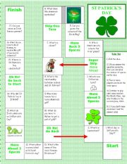 English Worksheet: Saint Patricks Day (1/2)