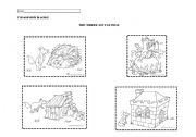 English Worksheet: The three little pigs