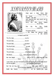 English worksheet: KING GRISLY-BEARD
