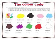 English Worksheet: The colour code