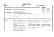 English Worksheet: proposed lesson plan