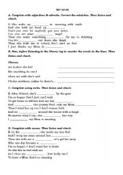 English Worksheet: my mom is amazing worksheet