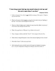 English worksheet: The Patriot