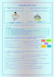 If-Clauses (Type I and II) - rules & exercises