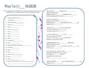 English Worksheet: Mad Libs 