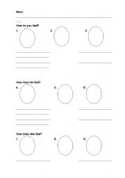 English worksheet: How Do You Feel?