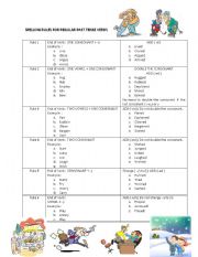 Spelling Rules for Regular Past Tense Verb