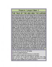 English Worksheet: Exercise for Basic I