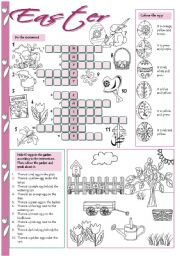 Easter crossword