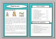 English Worksheet: Joe the vet