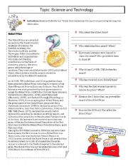 English Worksheet: The Nobel Prize 