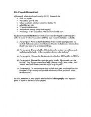 English Worksheet: Research a country