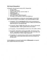 English worksheet: Research a country