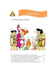 English Worksheet: Flintstone sheet